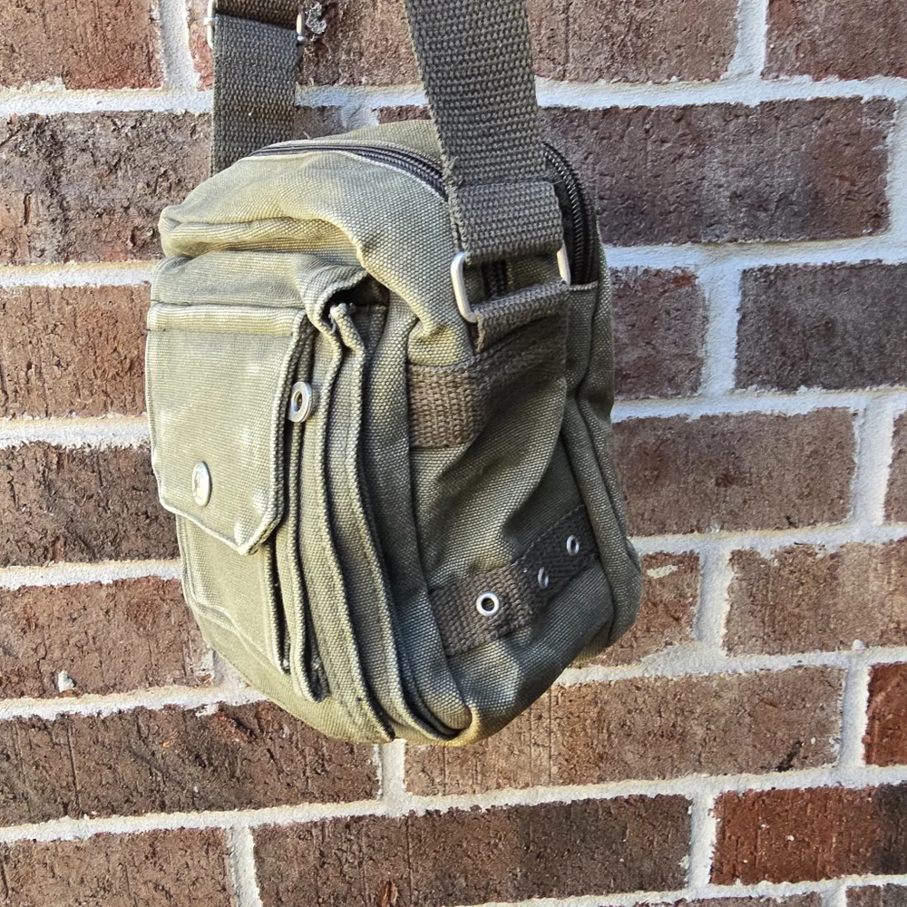 Olive Green Crossbody Bag Utility Crossbody